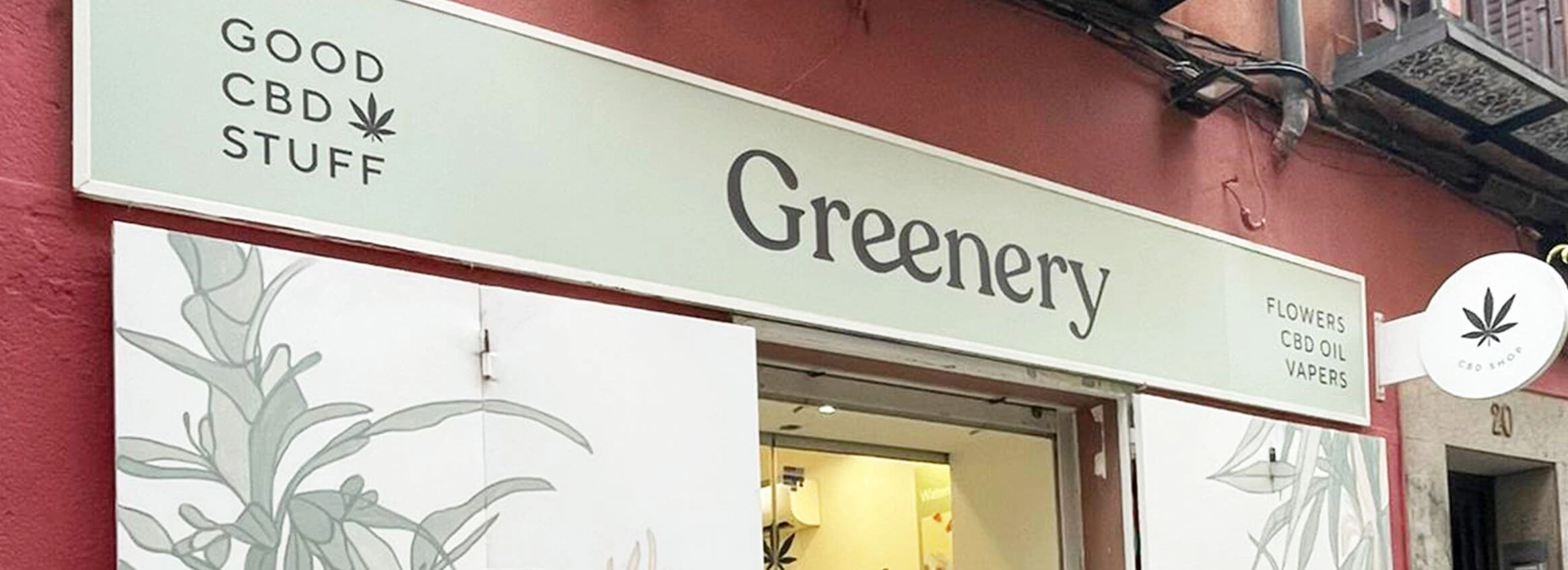 Tienda de CBD en Malasaña de Greenery 420. Calle Espíritu Santo, 20 Madrid