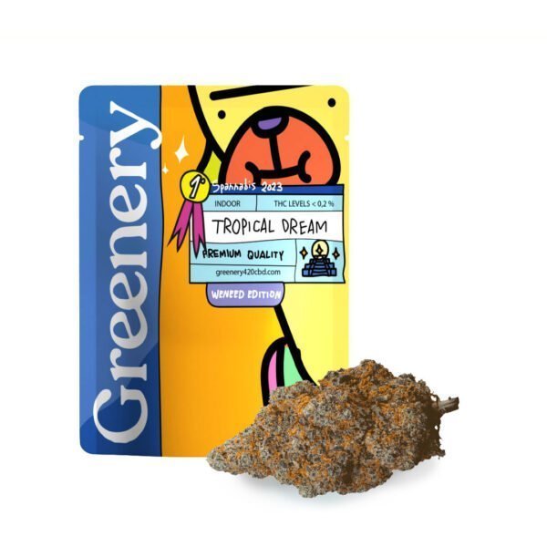 Flor de CBD Tropical Dream Ganadora de la Spannabis Champions Cup de 2023
