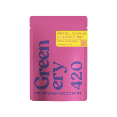 Critical Kush Indoor premium de CBD by Greenery 420