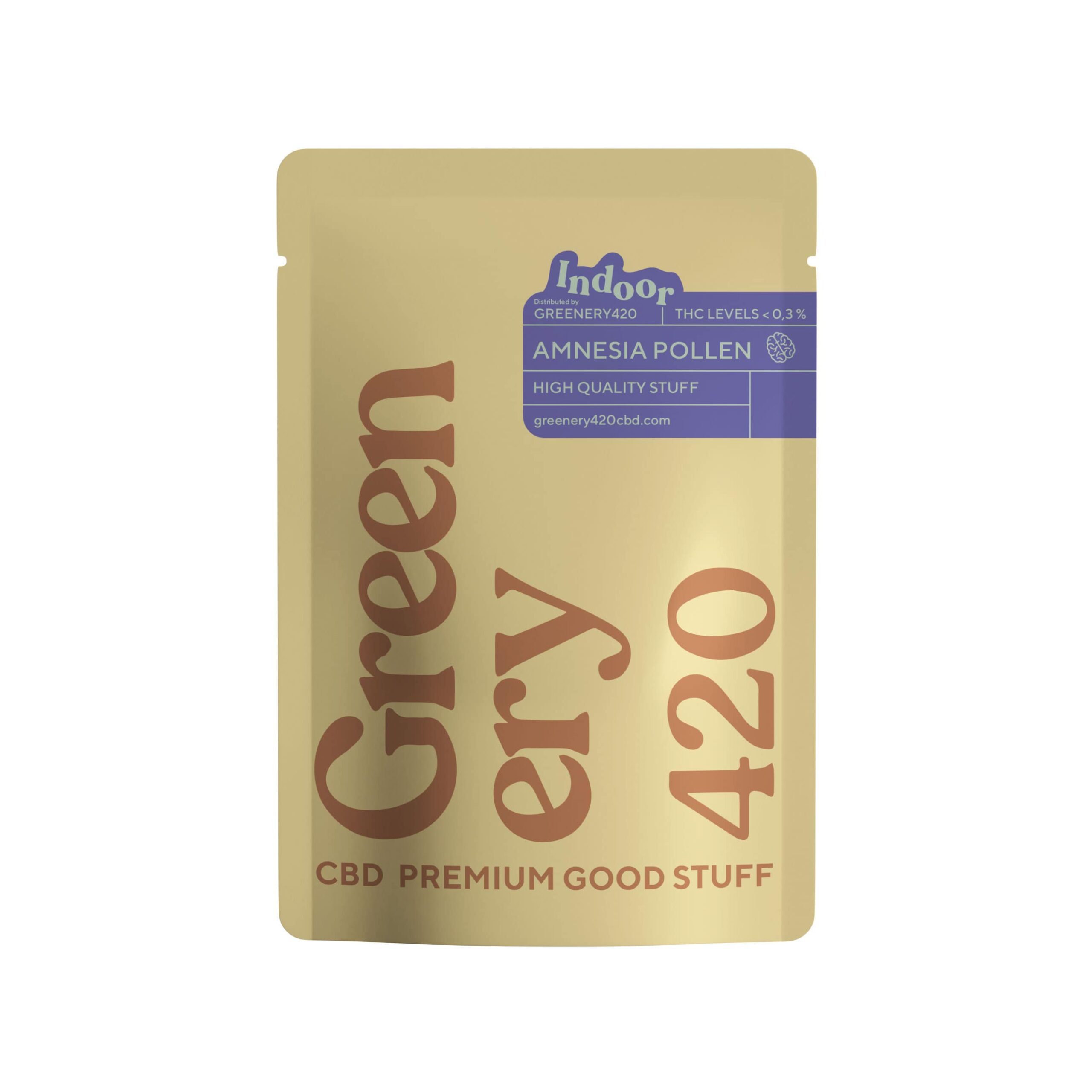 Nouveau Hash d’Amnesia Indoor par Greenery 420