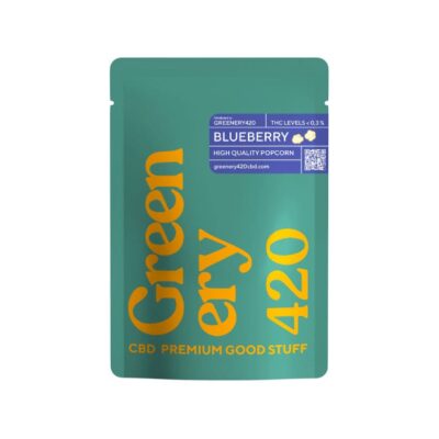 Nouveau maïs soufflé aux bleuets avec des bourgeons de qualité supérieure par Greenery 420