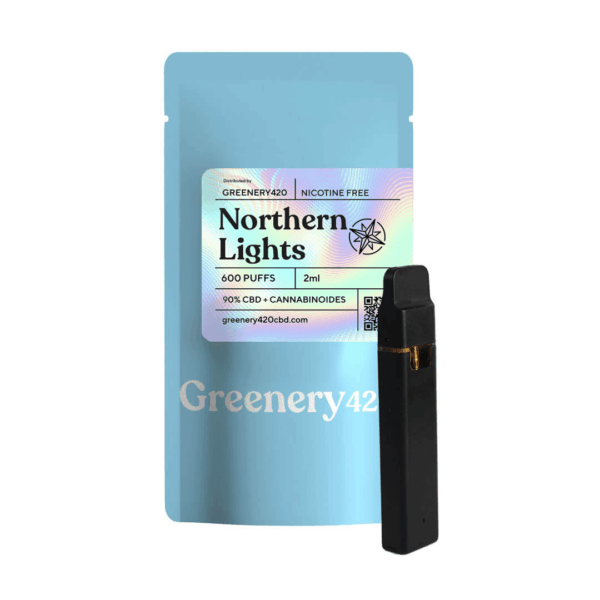 Nouveaux vapoteurs de CBD Northern Lights avec 90 % de CBD+CBA
