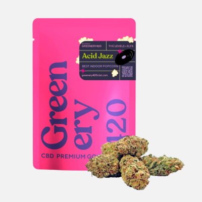 Flores de CBD Popcorn Acid Jazz - comprar marihuana legal España | Greenery420